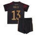 Duitsland Thomas Muller #13 Babykleding Uitshirt Kinderen WK 2022 Korte Mouwen (+ korte broeken)